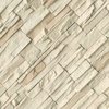 Msi Peninsula Cream Stacked Stone SAMPLE Natural Manufactured Stone Wall Cement Tile ZOR-PNL-0006-SAM
